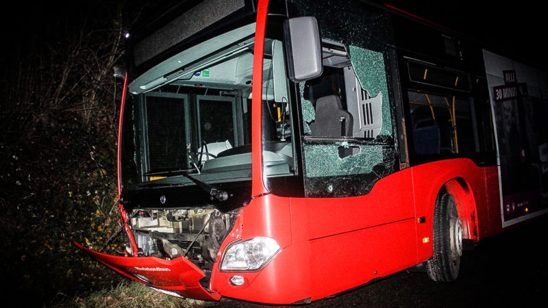Crashkurs mit geklautem Bus (Foto: SAT.1 NRW)