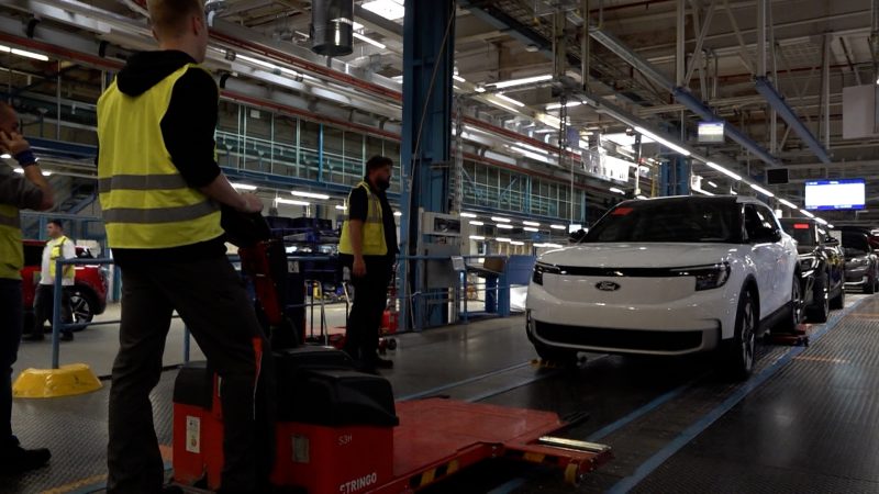Ford startet Serienproduktion von Elektroauto (Foto: SAT.1 NRW)