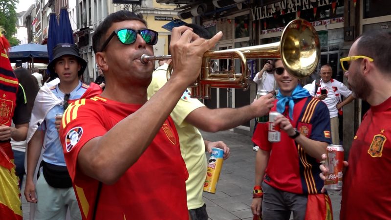 Spanien vs. Albanien  (Foto: SAT.1 NRW)