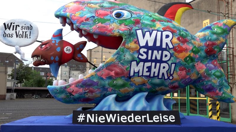 Vorbereitung auf den CSD in Köln (Foto: SAT.1 NRW)