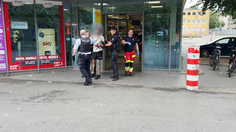 18-Jähriger bedroht Polizei mit Messer (Foto: SAT.1 NRW)