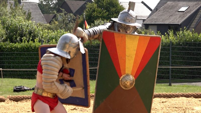 Vorbereitung auf Römertage (Foto: SAT.1 NRW)