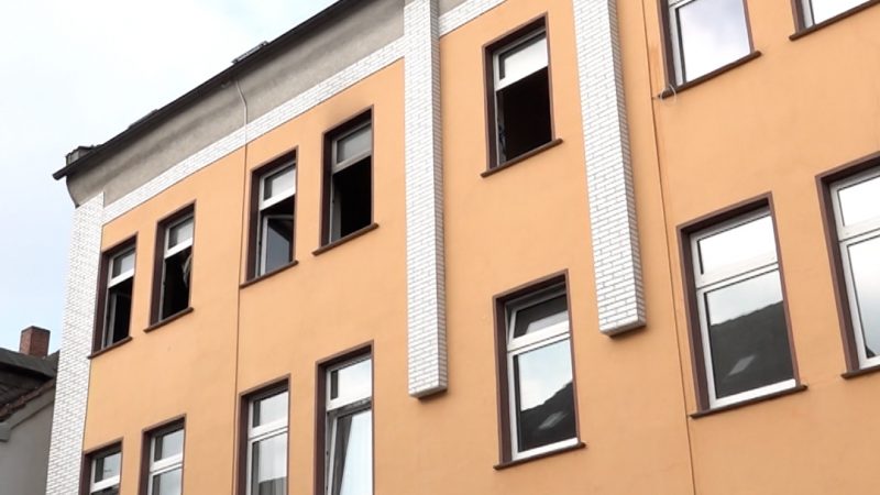 Feuer-Drama in Gelsenkirchen: Zwei Menschen sterben in den Flammen  (Foto: SAT.1 NRW)