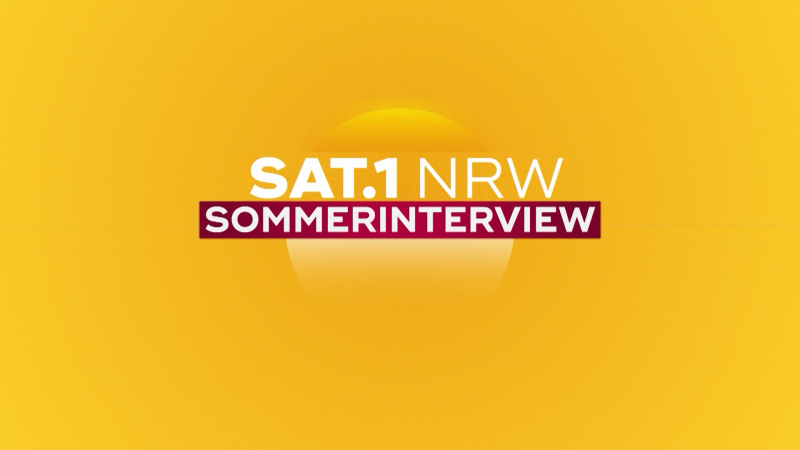 Das SAT.1 NRW-Sommerinterview mit Jochen Ott (Foto: SAT.1 NRW)