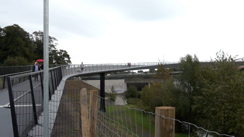 Neue Brücke in Castrop-Rauxel eingeweiht (Foto: SAT.1 NRW)