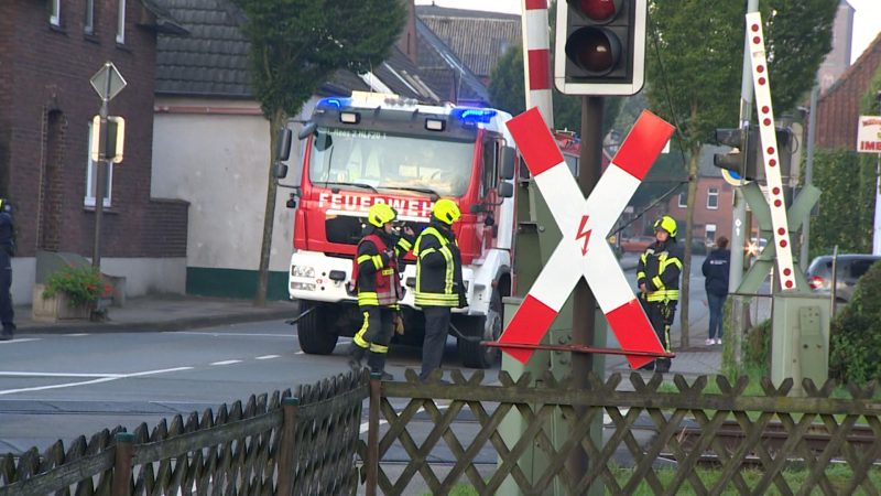 Schülerin von Zug erfasst (Foto: SAT.1 NRW)