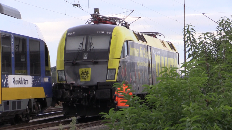 Zugunglück bei Moers (Foto: SAT.1 NRW)