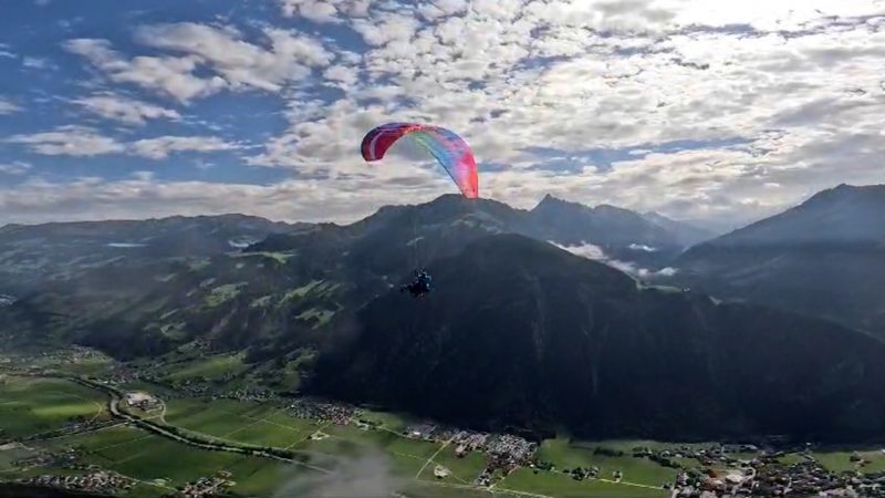 Gleitschirmfliegen trotz ALS - Essenerin erfüllt sich Traum (Foto: SAT.1 NRW)