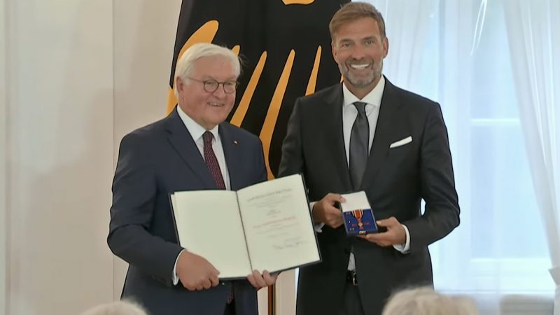 Jürgen Klopp erhält Bundesverdienstorden (Foto: SAT.1 NRW)