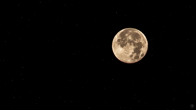 Super-Mond und Komet über NRW sichtbar (Foto: SAT.1 NRW)