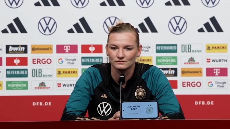 Emotionales Ende: Letztes Länderspiel für Alexandra Popp (Foto: SAT.1 NRW)