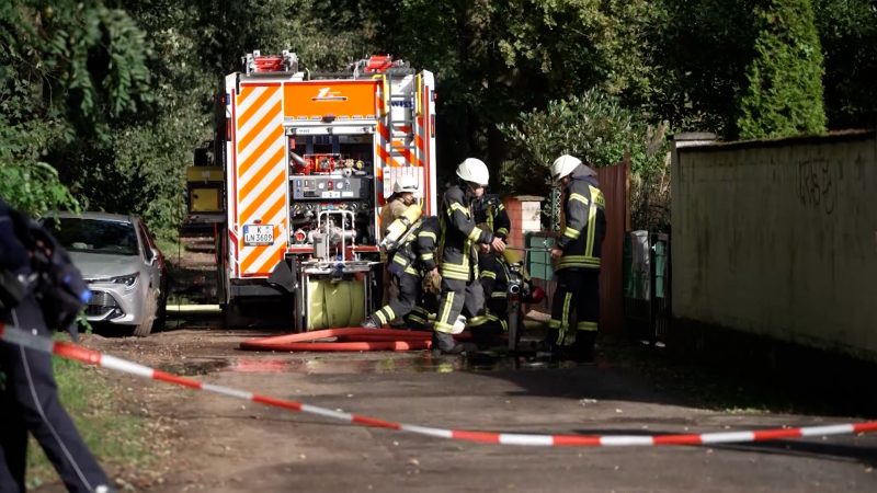 Wegen Zwangsräumung: Bewohner soll Feuer gelegt haben (Foto: SAT.1 NRW)