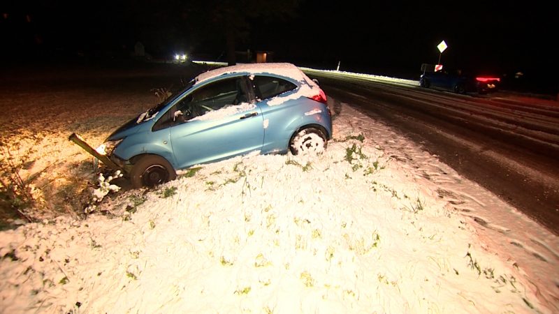 Chaos durch Glatteis (Foto: SAT.1 NRW)