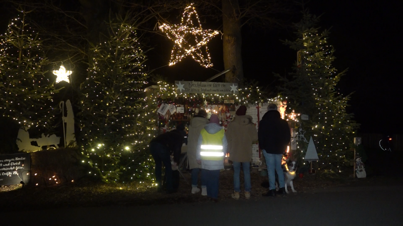 Kleinster Weihnachtsmarkt (Foto: SAT.1 NRW)