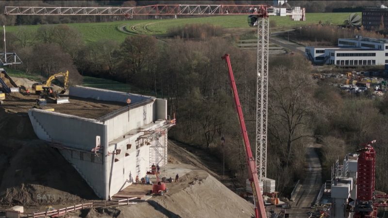 Haarbachtalbrücke in 22 Monaten fertig (Foto: SAT.1 NRW)