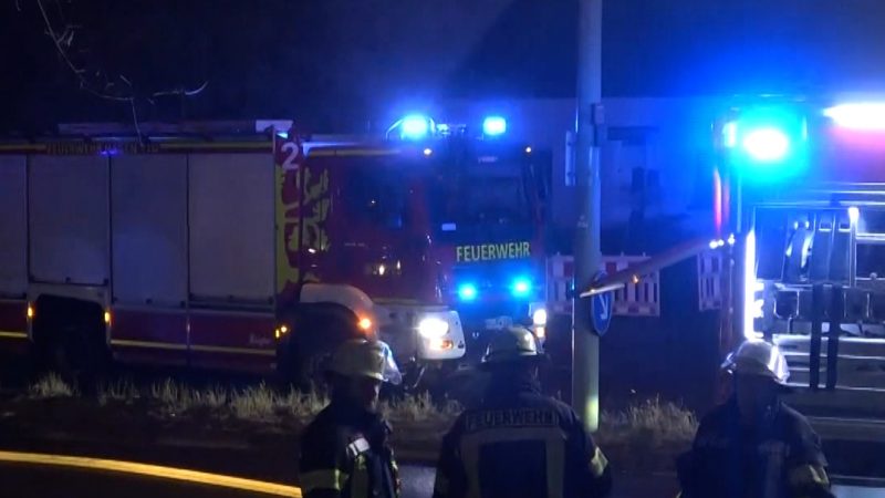 Hagen: Brand in Hochhaus sorgt für Großeinsatz (Foto: SAT.1 NRW)