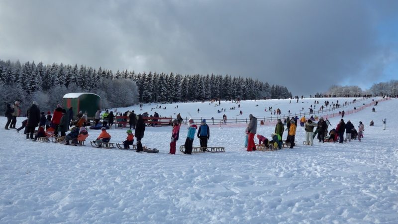 Schneespaß in NRW (Foto: SAT.1 NRW)