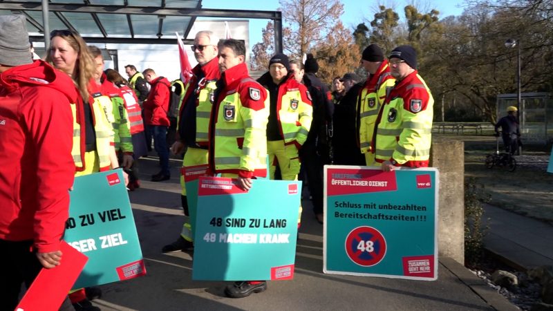 Warnstreiks in NRW: Kliniken und Pflege betroffen (Foto: SAT.1 NRW)